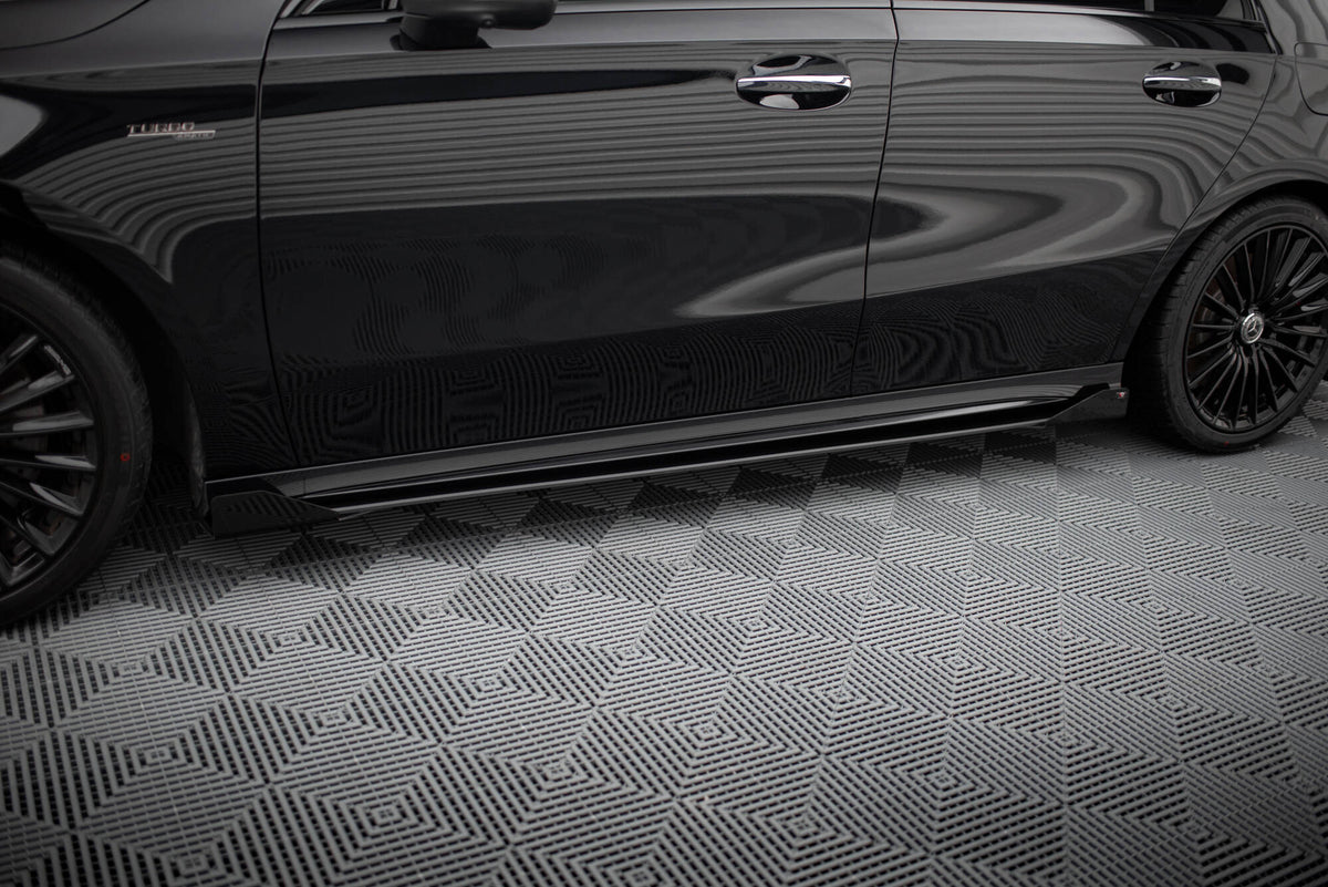 Street Pro Seitenschweller + Flaps Mercedes-AMG A35 W177 Facelift