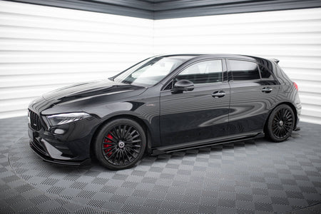 Street Pro Seitenschweller + Flaps Mercedes-AMG A35 W177 Facelift