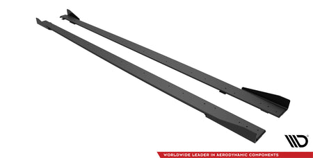 Street Pro Seitenschweller + Flaps Mercedes-AMG C63 Sedan / Estate W205 Facelift