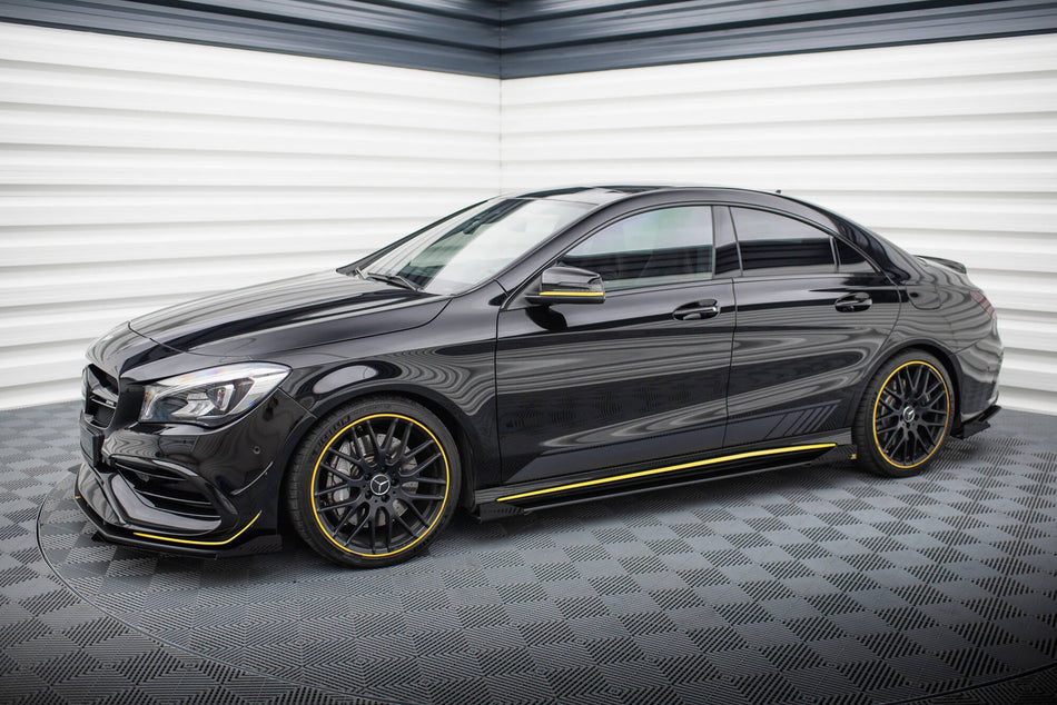 Street Pro Seitenschweller + Flaps Mercedes-AMG CLA 45 C117 Facelift