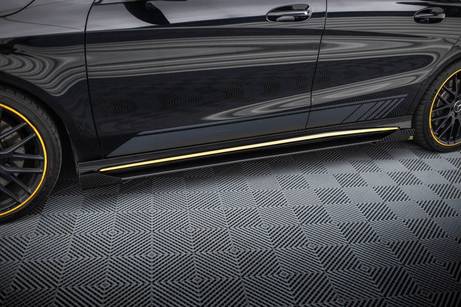 Street Pro Seitenschweller + Flaps Mercedes-AMG CLA 45 C117 Facelift