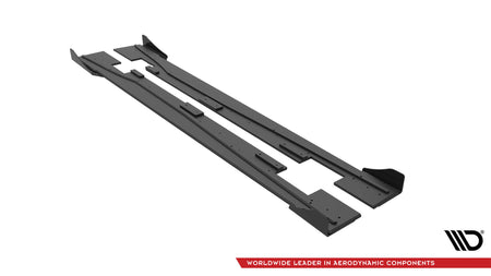 Street Pro Seitenschweller + Flaps Mercedes-Benz A 45 AMG W176 Facelift