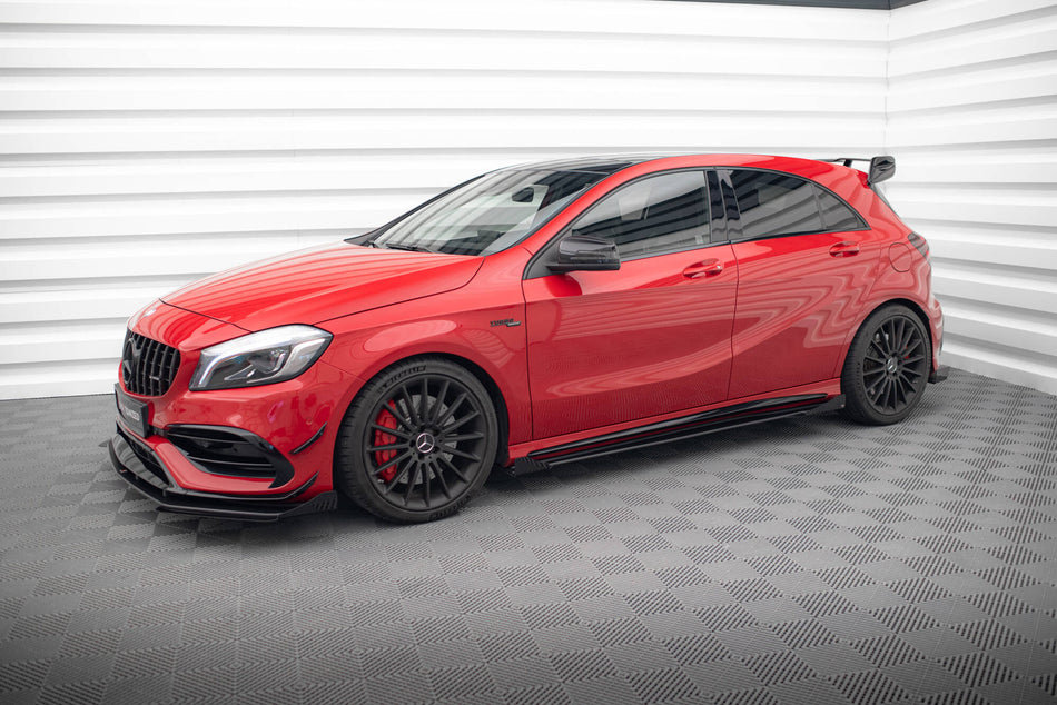 Street Pro Seitenschweller + Flaps Mercedes-Benz A 45 AMG W176 Facelift