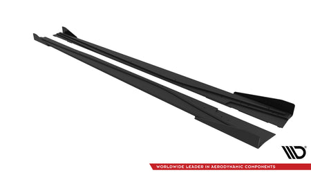 Street Pro Seitenschweller + Flaps Mercedes-Benz A AMG-Line W176 Facelift