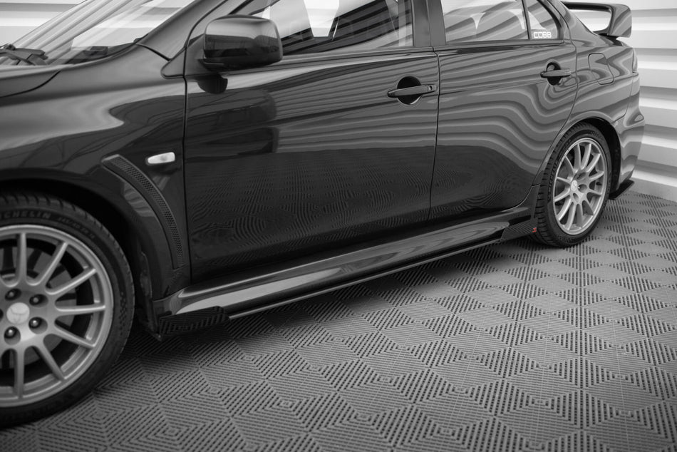 Street Pro Seitenschweller + Flaps Mitsubishi Lancer EVO X