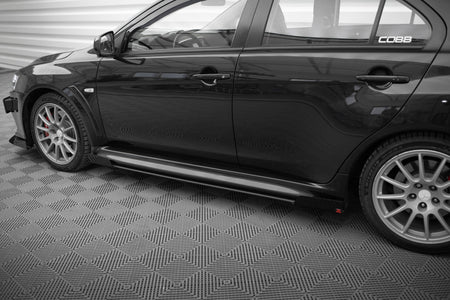 Street Pro Seitenschweller + Flaps Mitsubishi Lancer EVO X