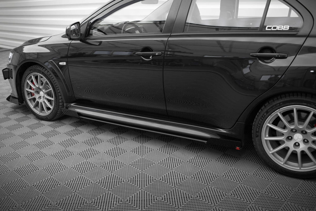 Street Pro Seitenschweller + Flaps Mitsubishi Lancer EVO X