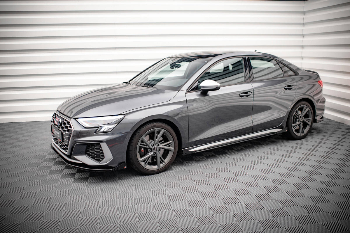 Street Pro Seitenschweller + Flaps V.1 Audi S3 / A3 S-Line 8Y / 8Y Facelift