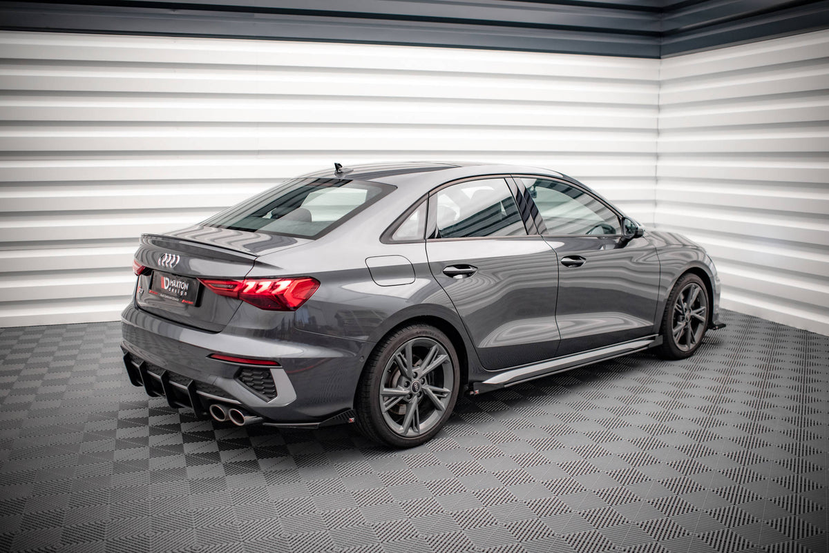 Street Pro Seitenschweller + Flaps V.1 Audi S3 / A3 S-Line 8Y / 8Y Facelift