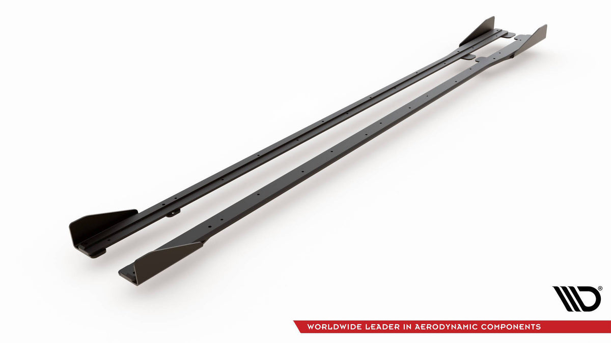 Street Pro Seitenschweller + Flaps Volkswagen Golf R / R-Line MK7 Facelift