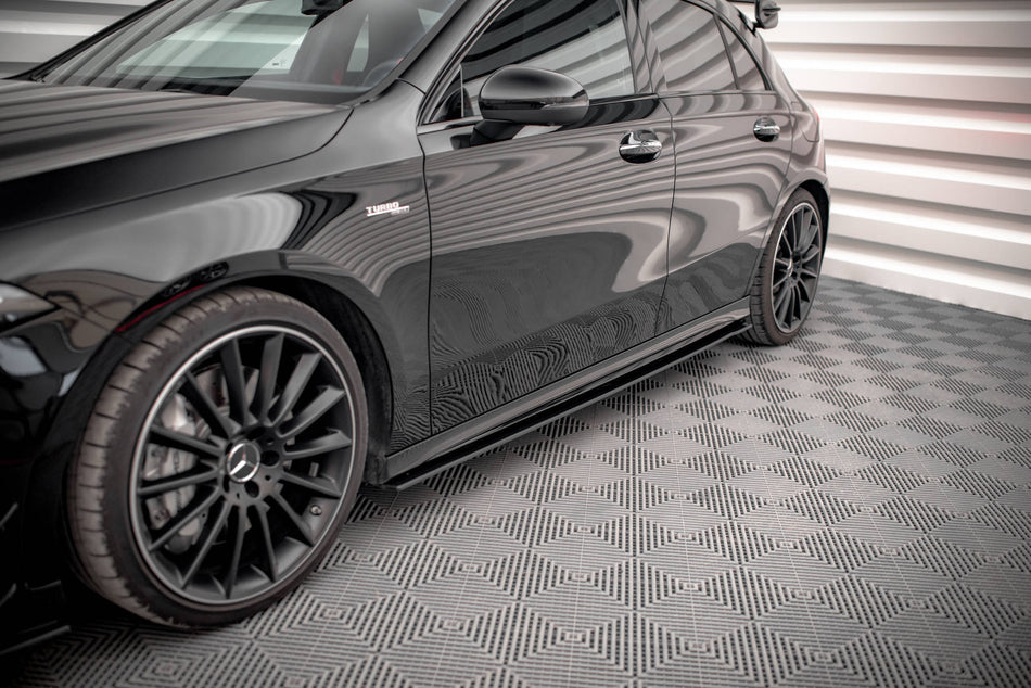 Street Pro Seitenschweller Mercedes A35 AMG / AMG-Line Aero Pack W177