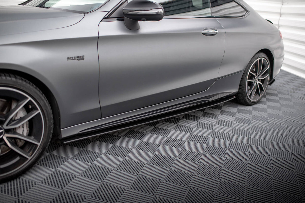 Street Pro Seitenschweller Mercedes-AMG C43 Coupe / Cabrio C205 Facelift / A205 Facelift