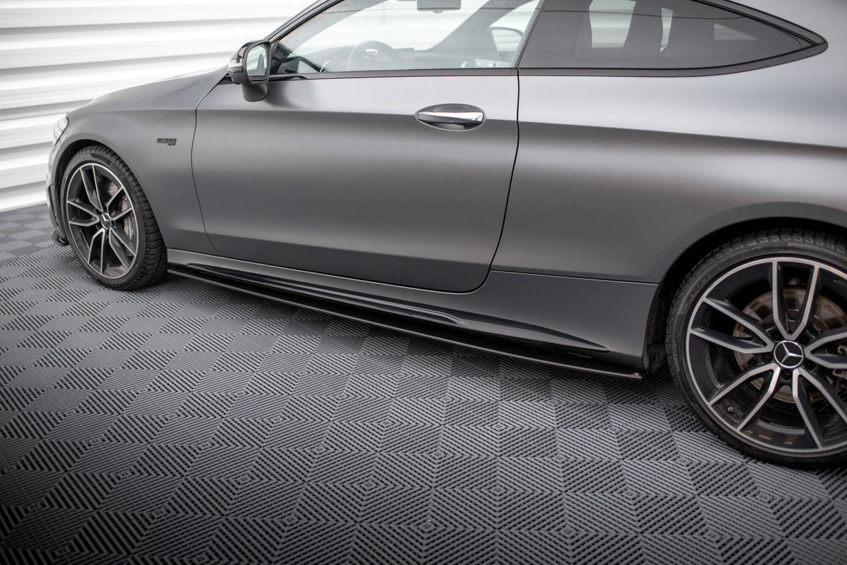 Street Pro Seitenschweller Mercedes-AMG C43 Coupe / Cabrio C205 Facelift / A205 Facelift