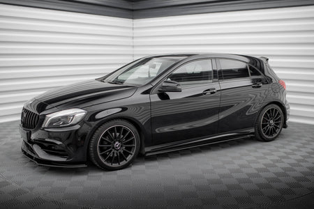 Street Pro Seitenschweller Mercedes-Benz A AMG-Line W176 Facelift