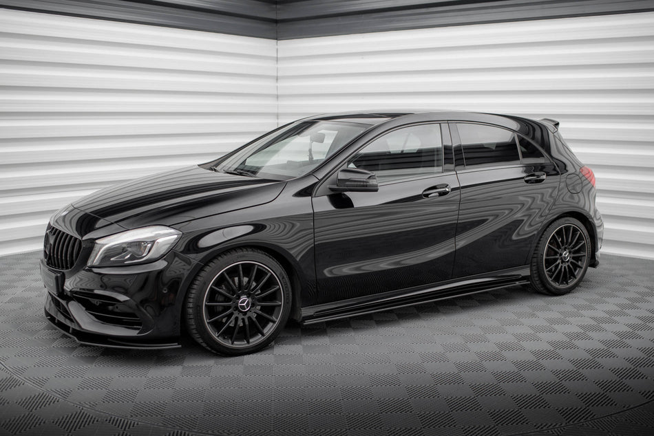 Street Pro Seitenschweller Mercedes-Benz A AMG-Line W176 Facelift
