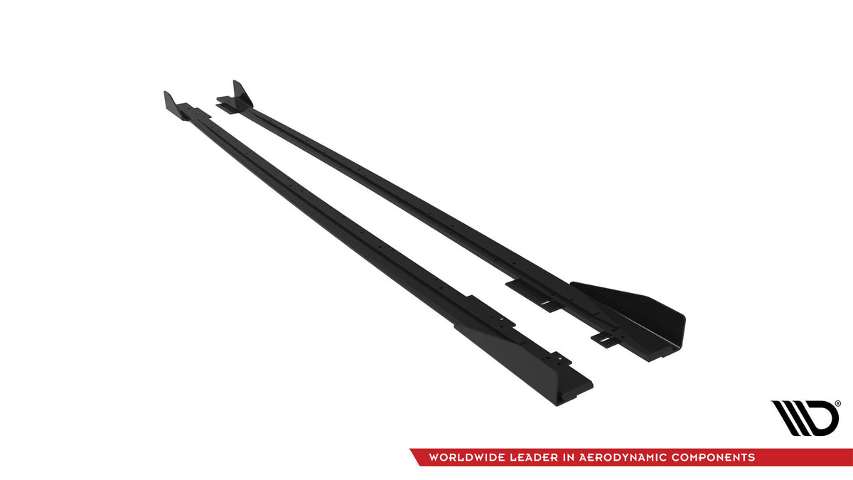 Street Pro Seitenschweller V.1 + Flaps Audi RS3 Sedan 8V Facelift