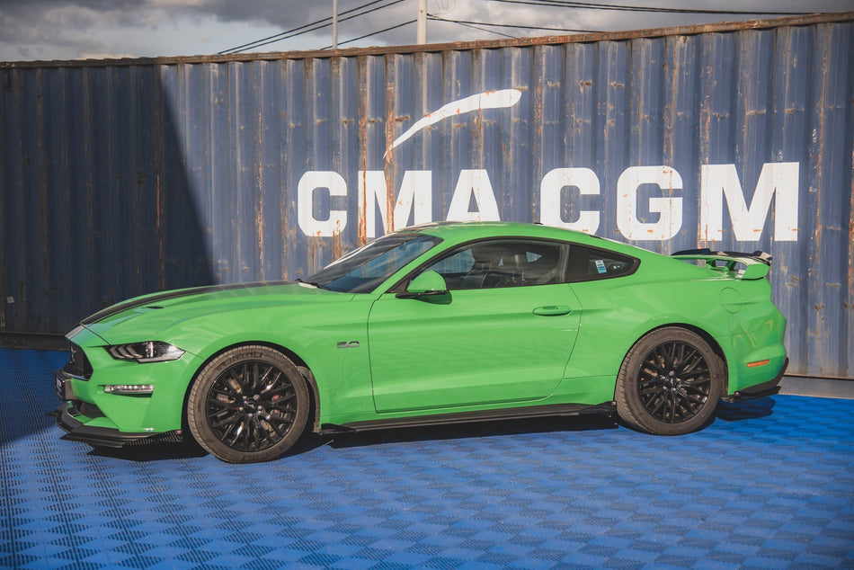 Street Pro Seitenschweller V.1 + Flaps Ford Mustang GT MK6 Facelift