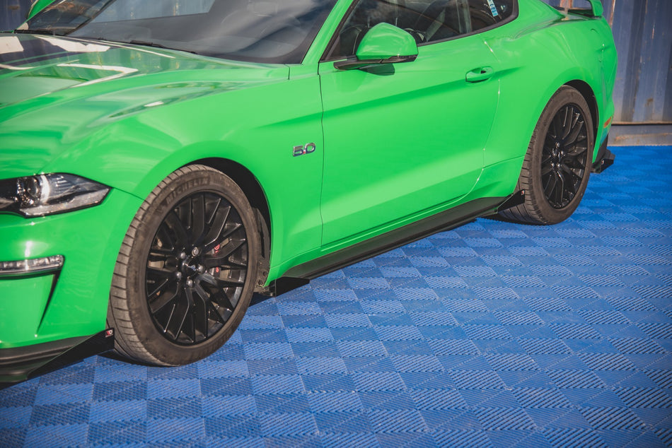 Street Pro Seitenschweller V.1 + Flaps Ford Mustang GT MK6 Facelift