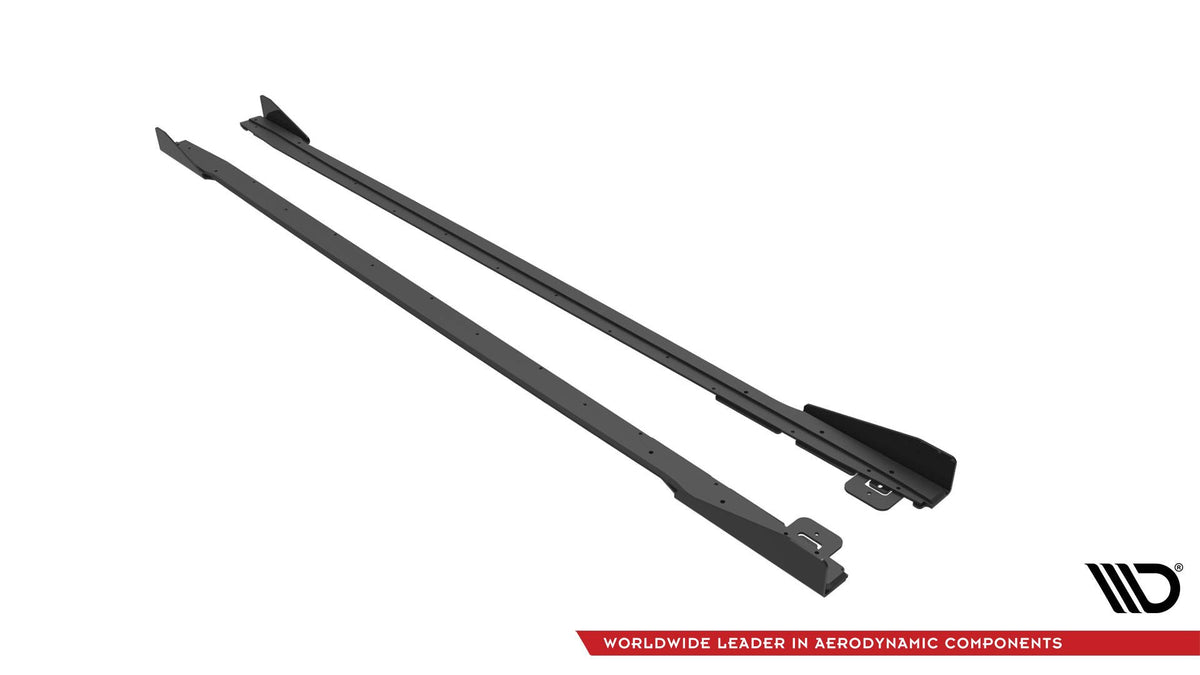 Street Pro Seitenschweller V.1 + Flaps Ford Mustang GT MK6 Facelift