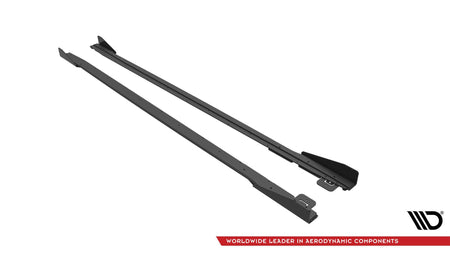 Street Pro Seitenschweller V.1 + Flaps Ford Mustang GT MK6 Facelift