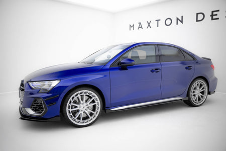 Street Pro Seitenschweller V.2 + Flaps Audi A3 S-Line Sedan / S3 Sedan 8Y / 8Y Facelift