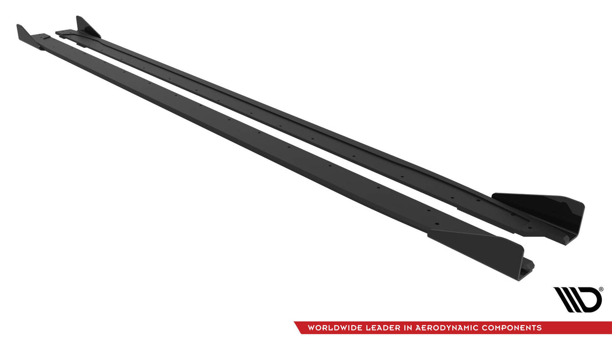 Street Pro Seitenschweller V.2 + Flaps Audi A3 S-Line Sedan / S3 Sedan 8Y / 8Y Facelift