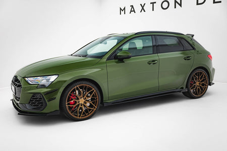 Street Pro Seitenschweller V.2 + Flaps Audi S3 Sportback / A3 S-Line Sportback 8Y / 8Y Facelift