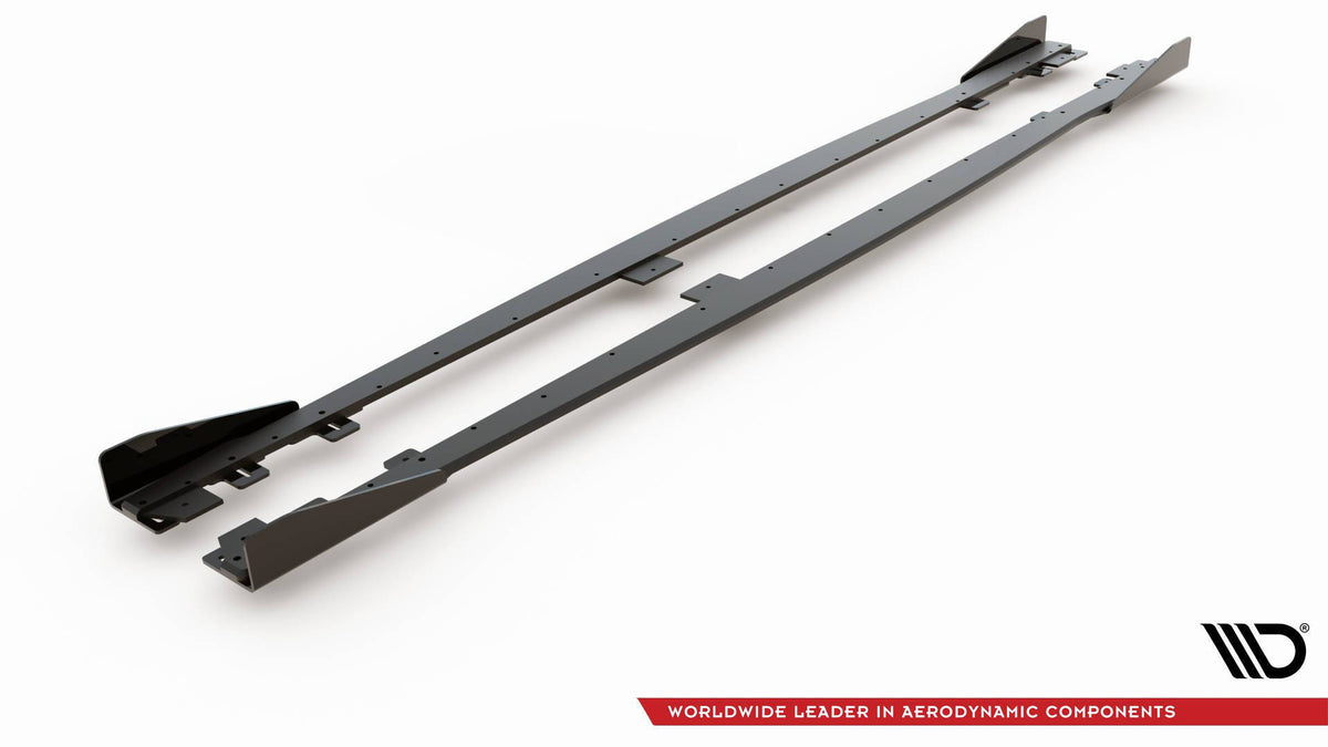 Street Pro Seitenschweller V.2 + Flaps BMW 1 F20 M135i / M140i / M-PACK