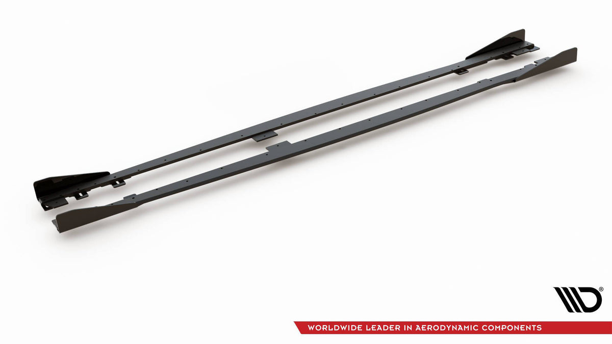 Street Pro Seitenschweller V.2 + Flaps BMW 1 F20 M135i / M140i / M-PACK