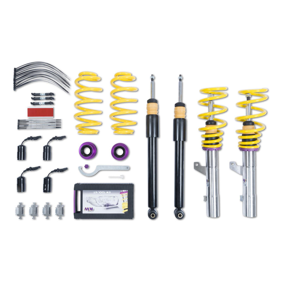 Cupra Ateca KW Gewindefahrwerk Variante 3 inox mit Stilllegung