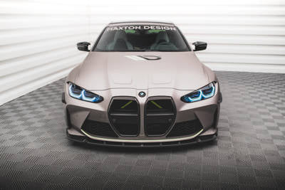 Griglia anteriore in fibra di carbonio + base porta targa BMW M4 G82 / M3 G80 