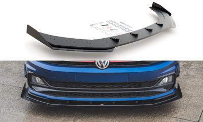 Spoiler anteriore da corsa + paraurti, alette, ali, canard anteriori, Volkswagen Polo GTI Mk6