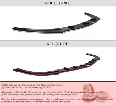 Diffusore posteriore centrale BMW 6 Gran Coupé MPACK (con barra verticale) 